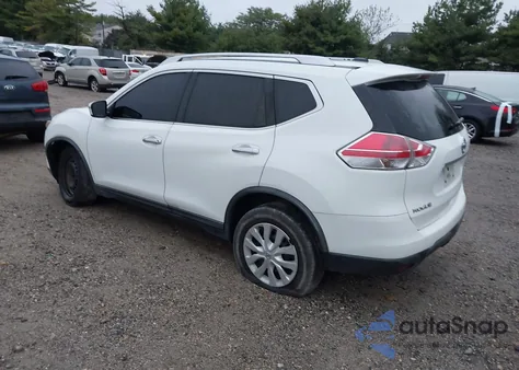 2016 Nissan Rogue S из США, поврежденный, VIN KNMAT2MT1GP677619